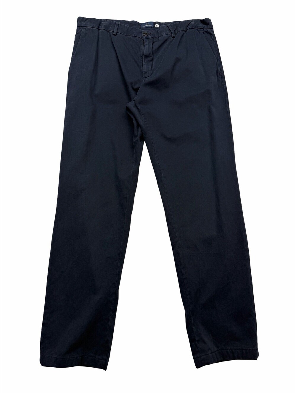 Paul & Shark Cotton Cashmere Chino Trousers Dark Navy Size 38 W | 33 L